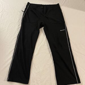 Saucony Running Pants‎ Mens Black Zip Pockets Regular Fit Size Small